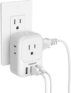 USB Charger Block, TESSAN Wall Plug Adapter by TESSAN