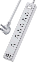 6Ft Power Strip Surge Protector by Yintar