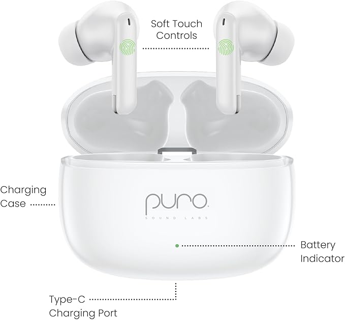 Puro Sound Labs PuroQuiet-Air Active Noise Cancelling Bluetooth Earbuds - Image 6