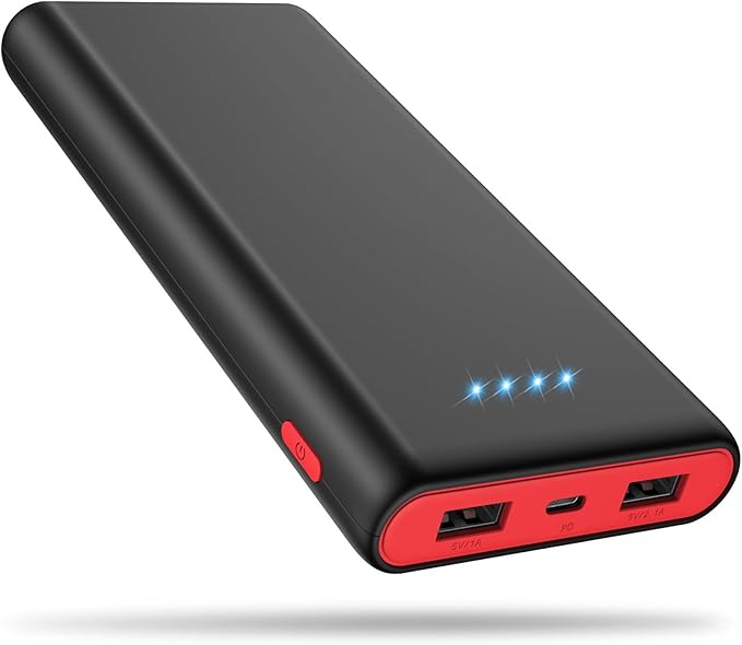 Portable Charger Power Bank 25, 5V/3A USB C in&Out Fast Phone Charging by Ekrist