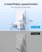 TROND Outlet Extender Surge Protector, 6 AC Outlet Splitter - Image 6