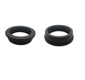 2 pcs 2-1/2" Drill Hole，2-1/16" ID Black Silicone Top hat Rubber Grommets by Unknown