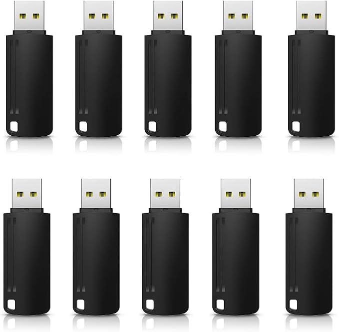 KEXIN 32GB Flash Drive Thumb Drive 10 Pack 32G USB Flash Drive Bulk Memory Stick by Home