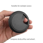 HAHIYO 2Pcs 2Inch/50mm Black ABS Plastic Sector-shaped Desk Grommet Wire - Image 7
