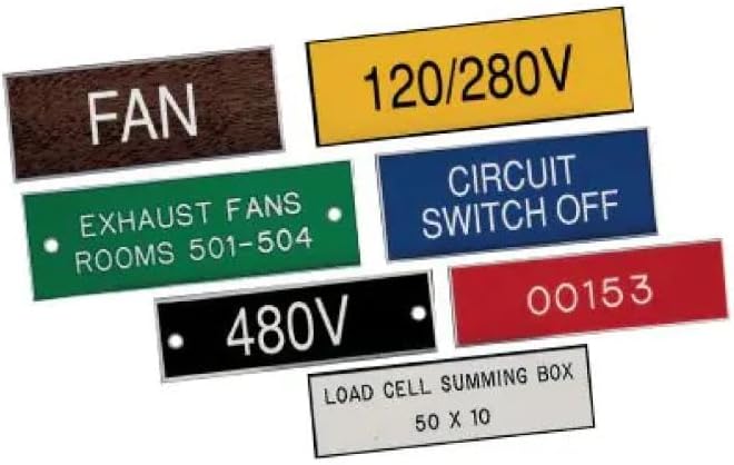 Engraved Electrical Panel Labels, Phenolic Labels, Breaker Box Label, Electric - Image 8