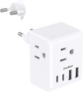 European Travel Plug Adapter, International Power Adapter by OneBeat