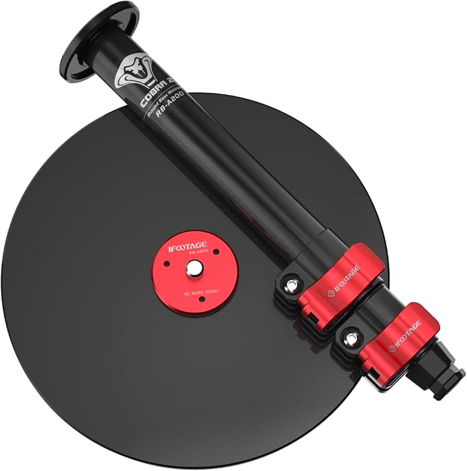 IFOOTAGE Cobra RB-A200, Round Base Monopod, Professional Camera Aluminium - Image 5