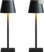 Cordless Table Lamp Rechargeable Lamps: 6000mAh Battery Operated Table Lamp by Fizrice