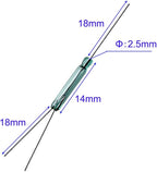 10pcs 4W 3 Pin Reed Switch Reed Contact Normally Open N/O N/C SPDT, Glass Reed - Image 3