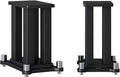 A Pair of Universal Speaker Stands, Heavy Duty Speaker Stands Holds Bookshelf by RAJYQODIS