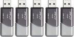 PNY 128GB Turbo Attaché 3 USB 3.0 Flash Drive 5-Pack – Grey, P-FD128X5TBOP-MP - Image 3
