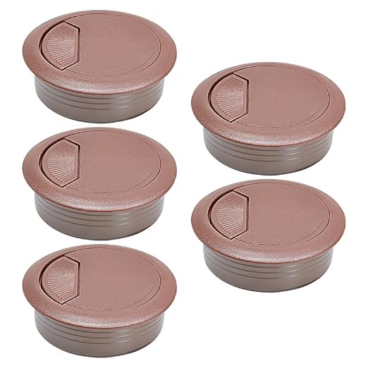 5 Pcs Desk Grommet 2" / 50 mm, Desk Cord Hole Cover, Cable Grommet ABS Plastic by EASYEAH
