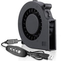 GDSTIME 75mm USB Fan, 75mm x 15mm Blower Fan, 5V DC Brushless Cooling Fan by GDSTIME