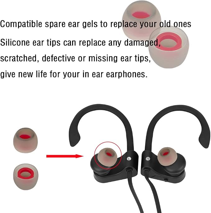 10 Pairs Small Earbud Tips Replacement Ear Tips - Image 5