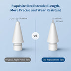 Replacement Tips for Apple Pencil 1st/2nd Gen, No Wear Out Upgraded Apple - Image 7