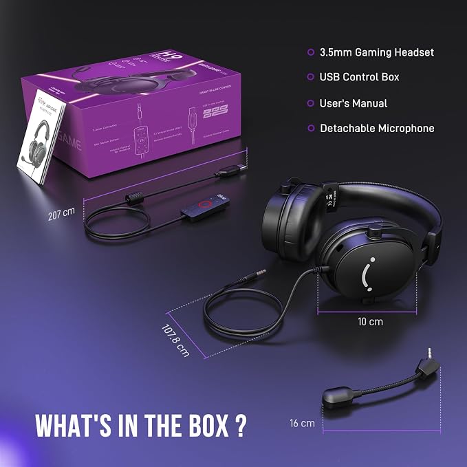 FIFINE PC Gaming Headset, USB Headset - Image 8