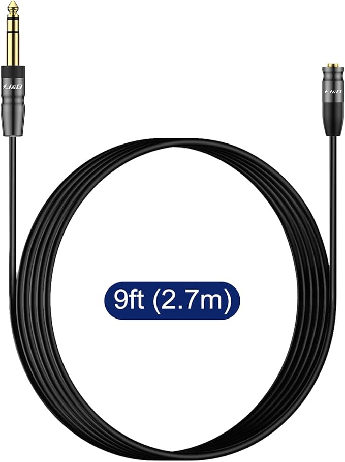 J&D 1/4 inch to 3.5mm Headphone Adapter, Heavy Duty Copper Shell Connecter - Image 7