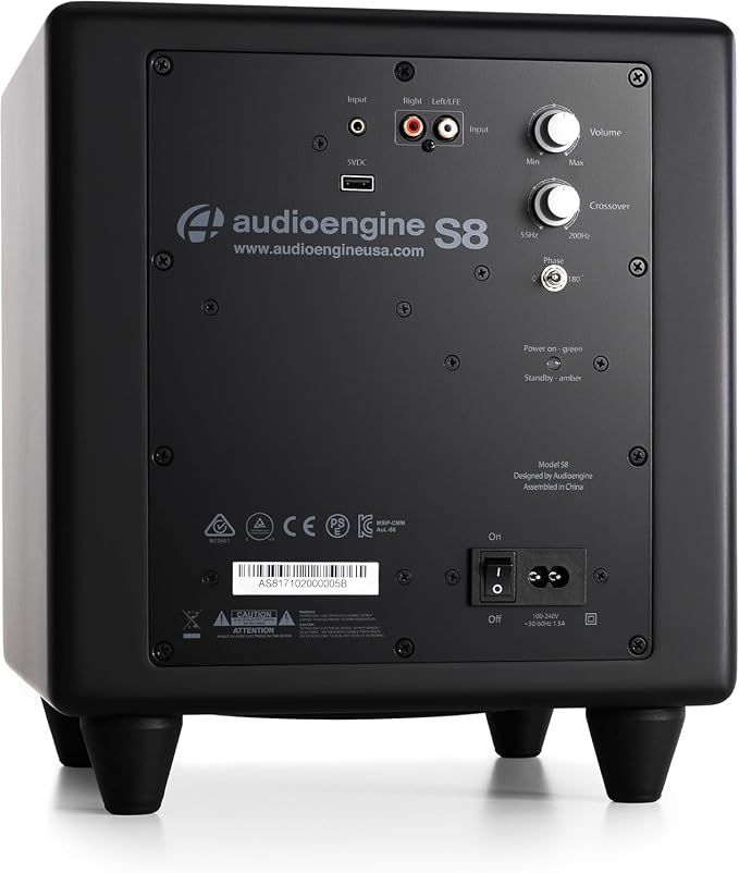 Audioengine A2+ Desktop 24 Bit Wireless Bluetooth Desktop Speakers - 60W - Image 7