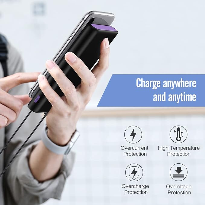 Portable Charger Power Bank 25, 5V/3A USB C in&Out Fast Phone Charging - Image 5