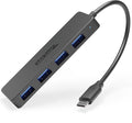 Plugable USB C to USB Adapter Hub, 4 Port USB 3.0 Hub, USB Splitter by Plugable