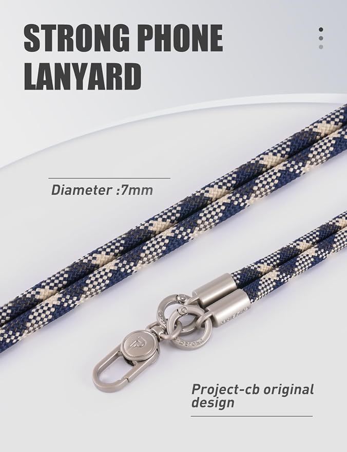 project-cb Phone Lanyard×1, Phone Tether Tab×2, Crossbody Cell Phone Lanyard - Image 2