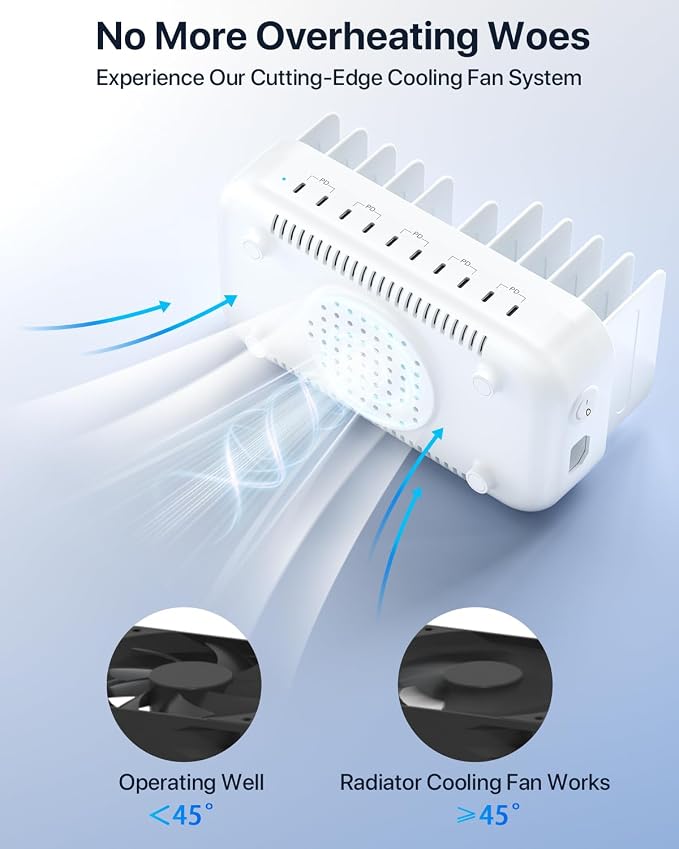 SooPii USB Charging Station, 100W Fast Charging Station - Image 4