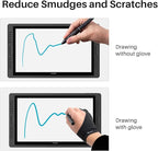 HUION Palm Rejection Artist Glove Two-Finger Glove - Image 3