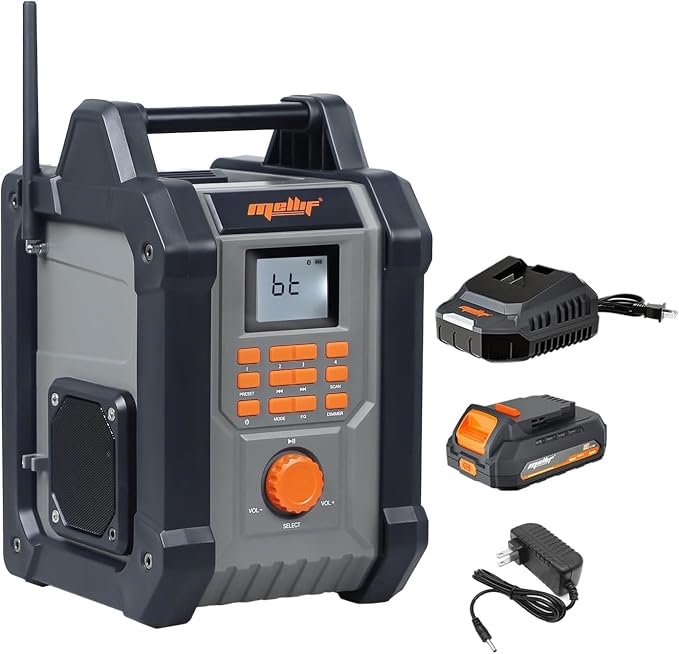Mellif Jobsite Radio Speaker Compatible by MELLIFTOOLS