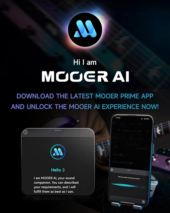 MOOER S1 Multi-Effects Processor, Stereo Electric Guitar Pedals - Image 2