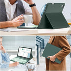 Galaxy Tab A9 Plus Case with Keyboard 5G 11 Inch 2023, 7 Color Backlit - Image 8
