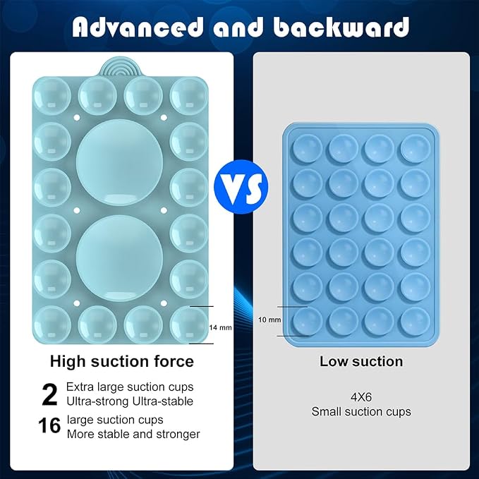 Silicone Suction Phone Holder Mount, Silicon Adhesive Phone Accessory - Image 4