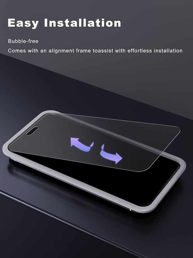 2 Pack for iPhone 16 Pro Max Matte Screen Protector 6.9 inch, Anti Fingerprint - Image 7