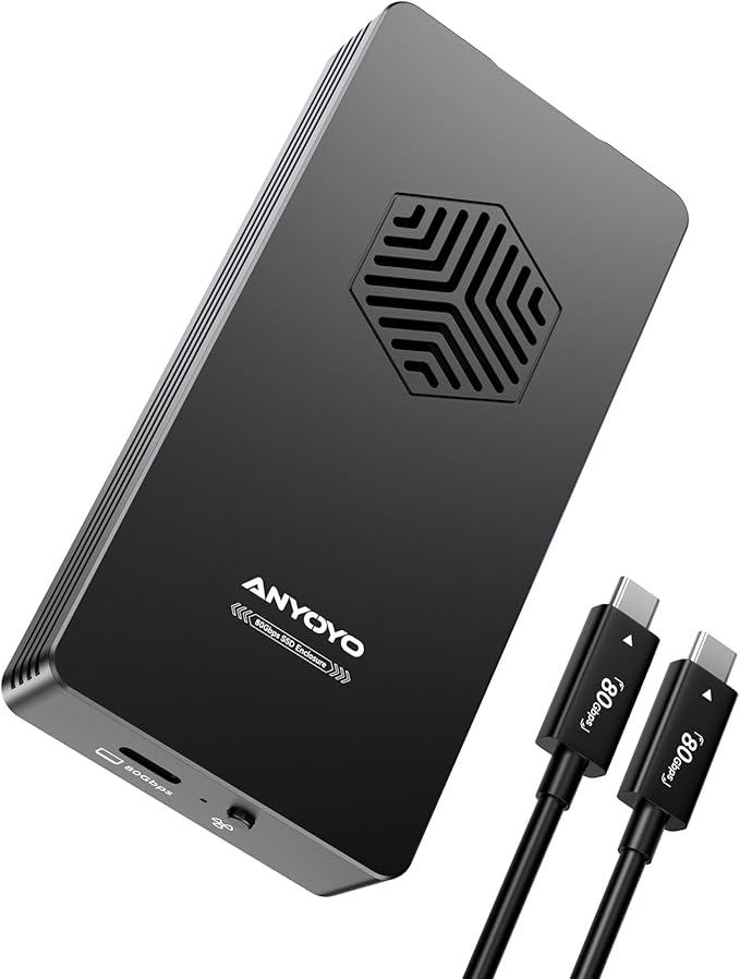 ANYOYO 80Gbps M.2 NVMe SSD Enclosure by ANYOYO