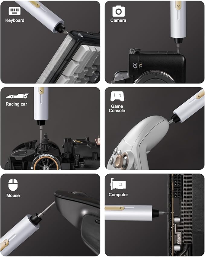 Fanttik E2 Ultra Mini Electric Screwdriver, Cordless Screwdriver, Max 0.6N.m - Image 6
