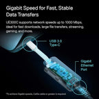 TP-Link USB C to Ethernet Adapter, RJ45 to USB C Type-C Gigabit Ethernet LAN - Image 2
