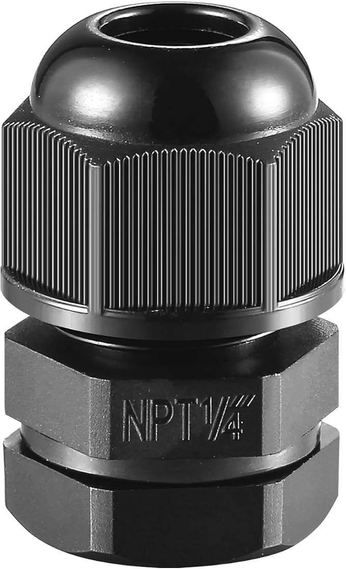 10 PCS 1/4" NPT Nylon Cable Gland Joints - Image 7
