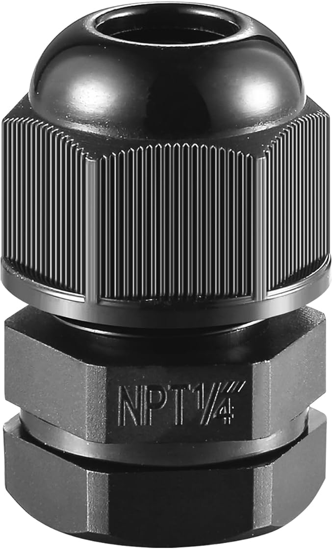 25 PCS 1/4" NPT Nylon Cable Gland Joints - Image 7