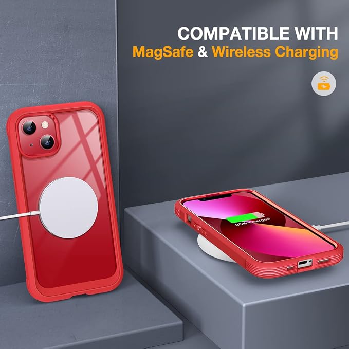Miracase Compatible with iPhone 13 case 6.1 inch, 2021 Upgrade Full-Body Glass - Image 6