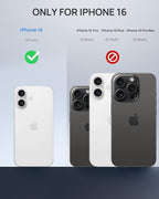 Lanhiem Magnetic for iPhone 16 Case, IP68 Waterproof Dustproof Case, Full Body - Image 5