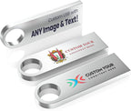 Customizable Flash Drives 2GB, Wooolken Personalized USB 2.0 Thumb Drives by WOOOLKEN
