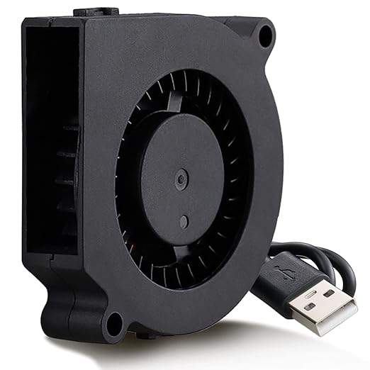 GDSTIME 5V USB Blower Fan 60mm, 60mm x 60mm x 15mm Brushless DC Cooling Blower by GDSTIME