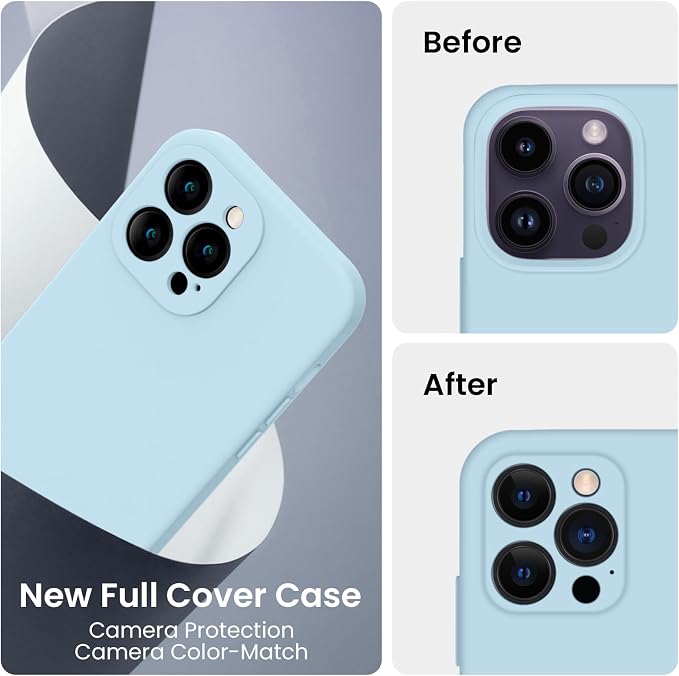 FireNova for iPhone 14 Pro Case, Silicone Upgraded Phone Case with, Soft - Image 3