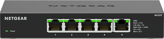 NETGEAR 5-Port Multi-Gigabit Ethernet Unmanaged Essentials Network Switch - - Image 7