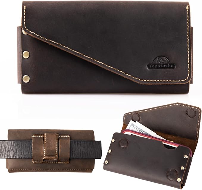 Topstache Leather Phone Holster by Topstache
