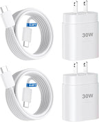 30W Phone 16 15 Charger Fast Charging, USB-C Wall Fast Charger Block Adapter by DiHines