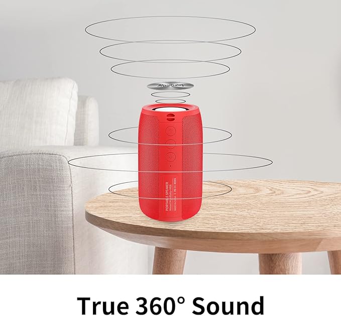 Bluetooth Speaker, MusiBaby Wireless, Waterproof, Portable Speaker, Dual Pairing - Image 2