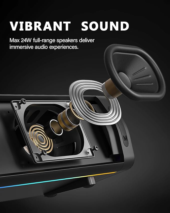 Immersive RGB Gaming Computer Speakers - Image 2
