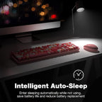KNOWSQT Wireless Keyboard and Mouse Combo, USB Receiver Plug and Play, - Image 4