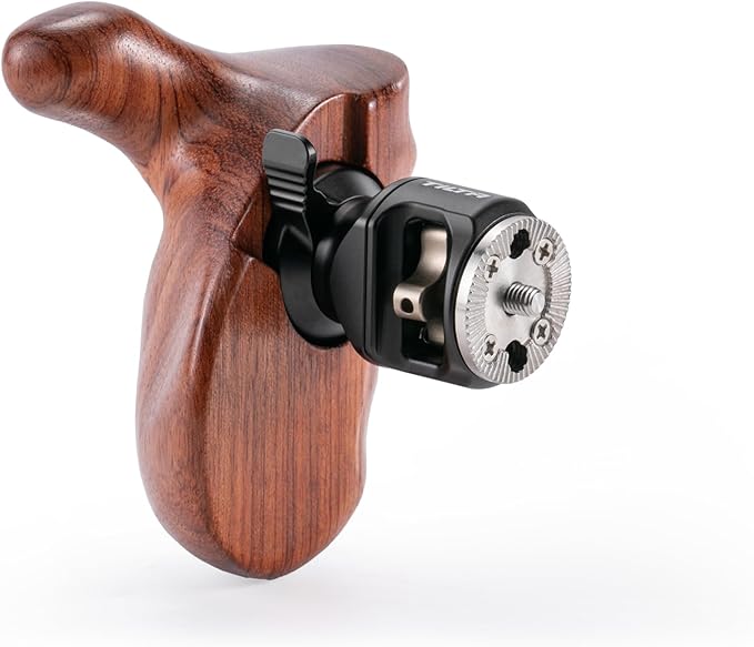Tilta Advanced Left Side Wooden Handle | Black Walnut Wood & Aluminum Alloy by Tilta