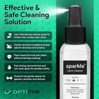 Sparkle Anti-Reflective Lens Cleaner Spray kit | 1oz Glasses Cleaner Spray + - Image 2